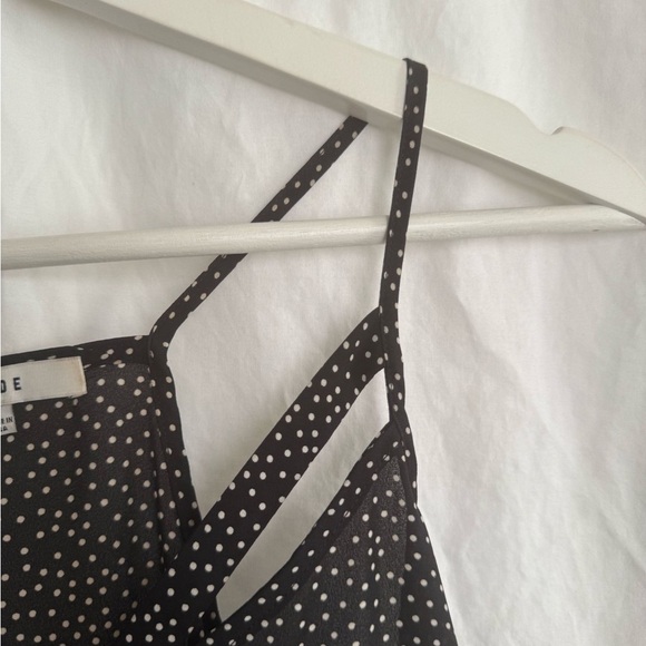 Anthropologie Ro & De flowy tank with black polka dots Size Small - Picture 12 of 12